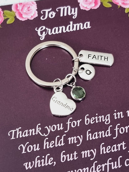 Personalized Grandma Keychain HNS Studio  Canada 