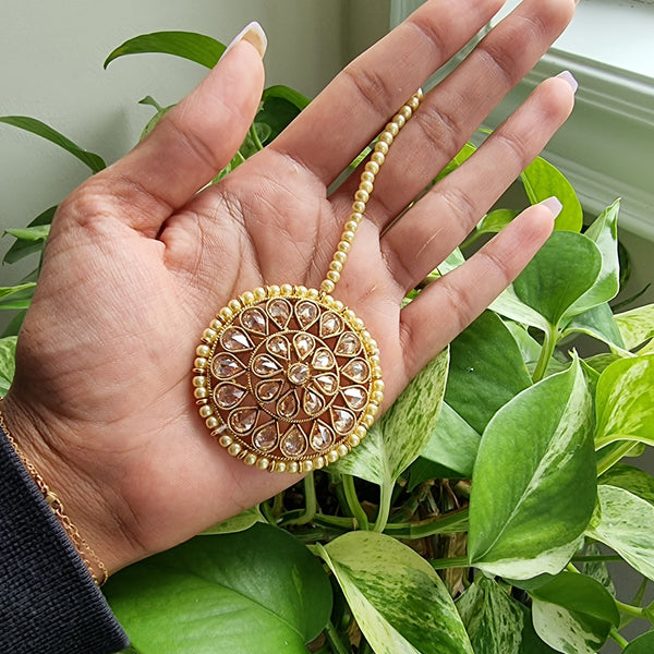 Polki Maang Tikka , Indian Jewelry , HNS Studio Canada