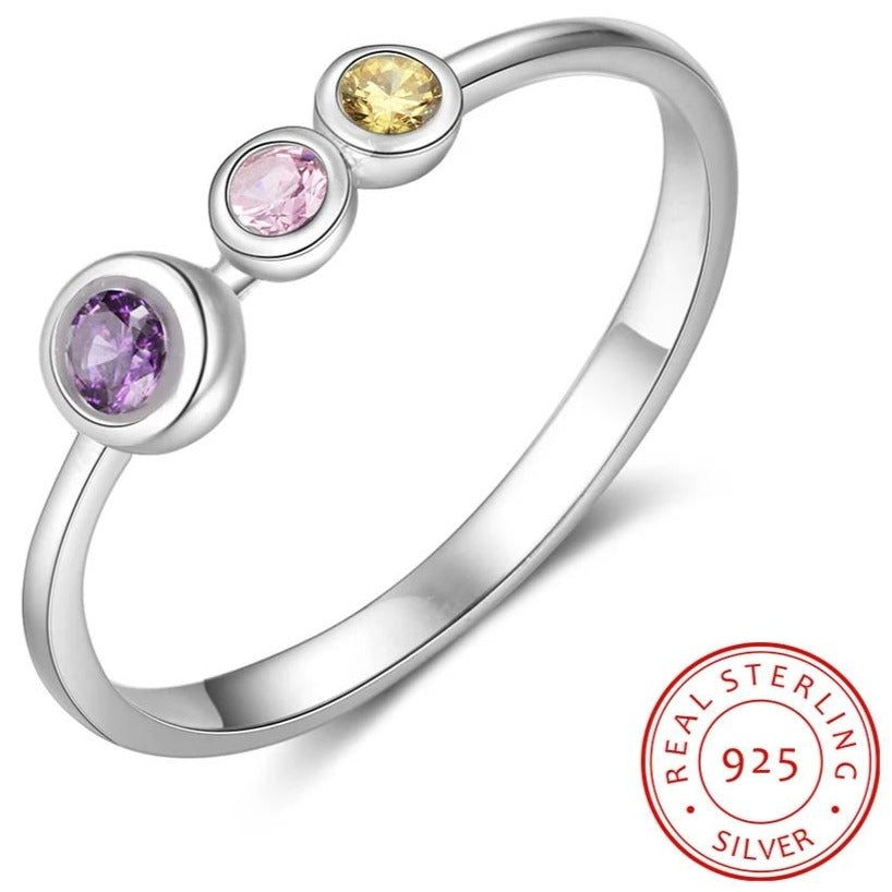 Family Ring with Birthstones HNS Studio Canada