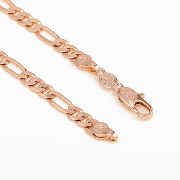 18k Rose Gold plated initial Anklet