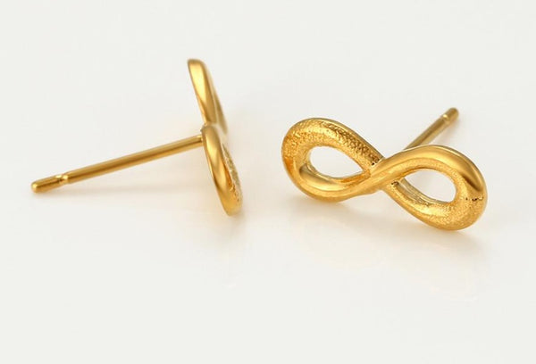 Infinity Knot Stud Earrings