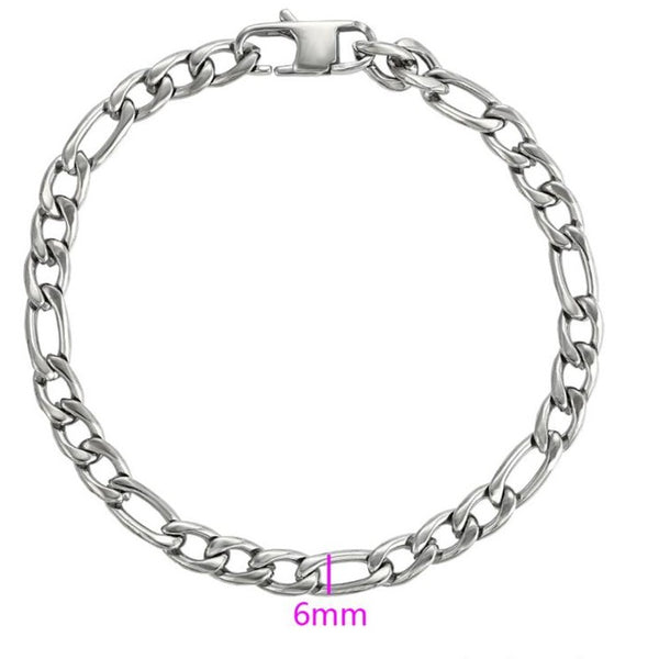 Figaro Stainless Steel Bracelet