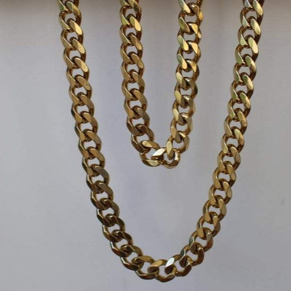 Gold Curb Chain Ankle