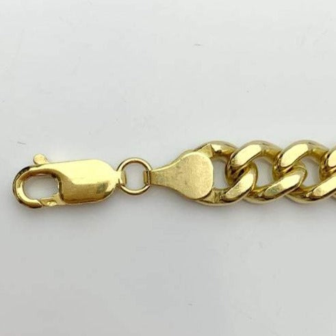 Gold  Curb Chain Bracelet 