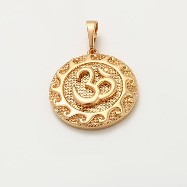 Gold OM Necklace HNS Studio Canada 