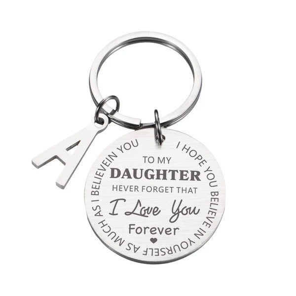 To My Daughter Keychain HNS Studio Canada 