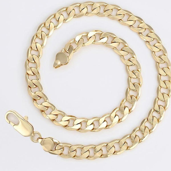 Gold Curb Necklace