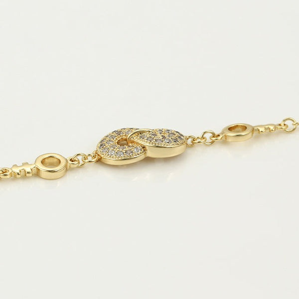 Infinity Anklet Gold HNS Studio Canada 