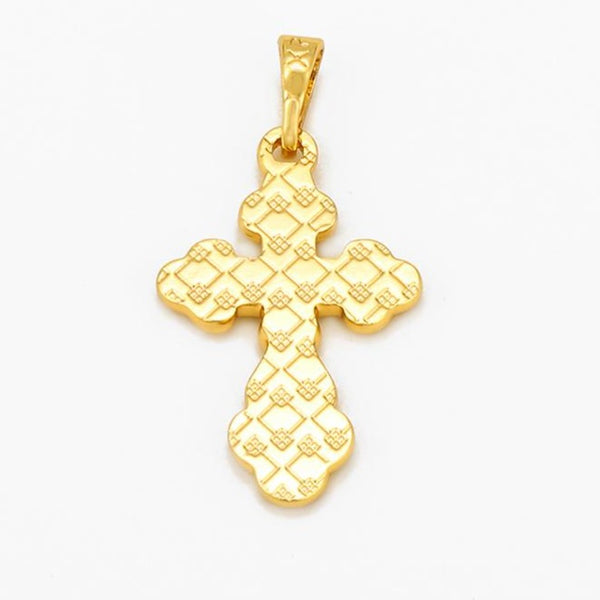 Cross Pendant necklace Gold
