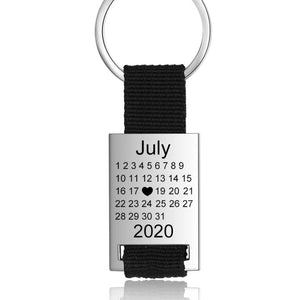 Personalized Calendar Keychain HNS Studio Canada 