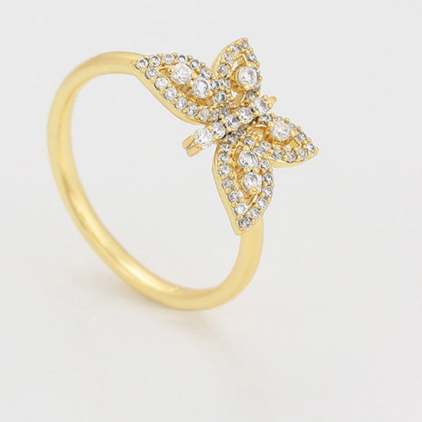 Butterfly Ring Gold HNS Studio Canada 