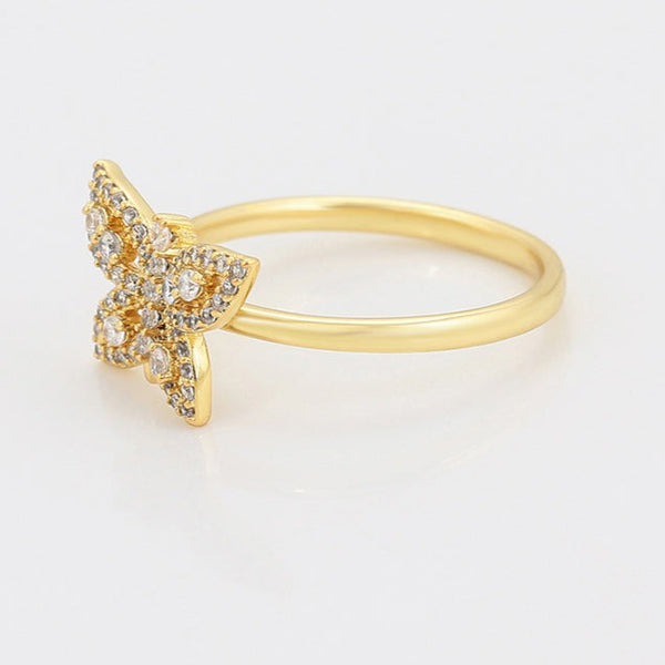 Butterfly Ring Gold HNS Studio Canada 