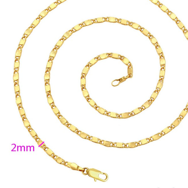 24K Gold Filled Chain Necklace HNs Studio Canada 