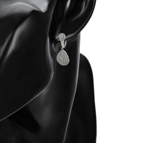 Silver Drops Earrings HNS Studio Canada 