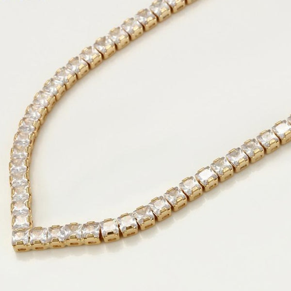 Sparkling Slider Tennis Bracelet Jewelry Set HNS Studio Canada 