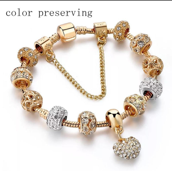 Gold Plated Charms Bracelet HNS Studio Canada 