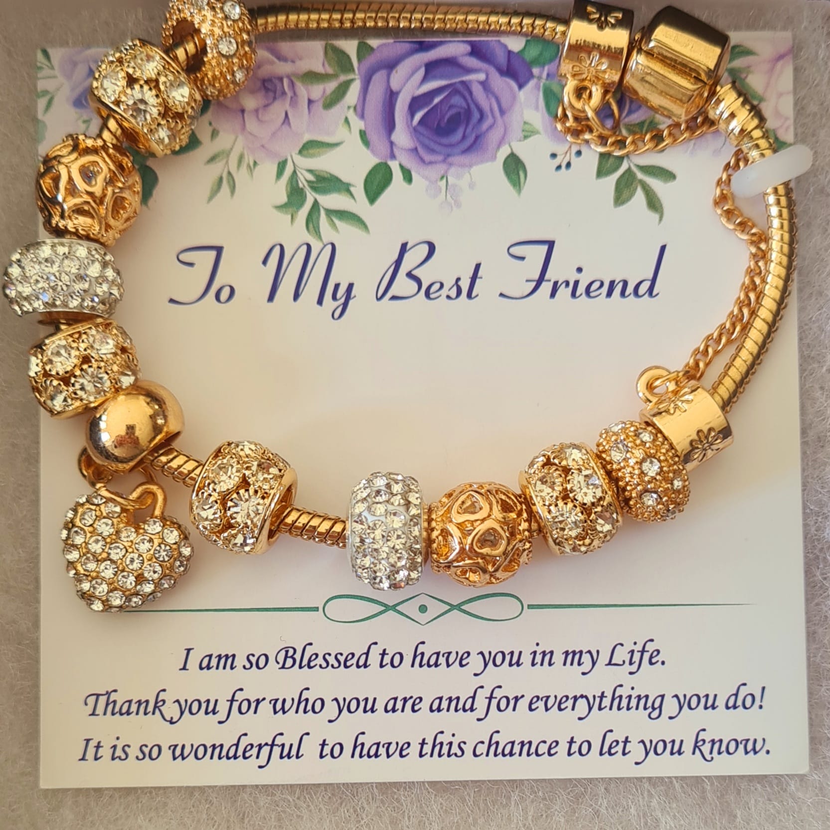 Braccialetto Life Charms You Are A Fabulous Friend Braccialetto Life Charms You Are A Fabulous Friend