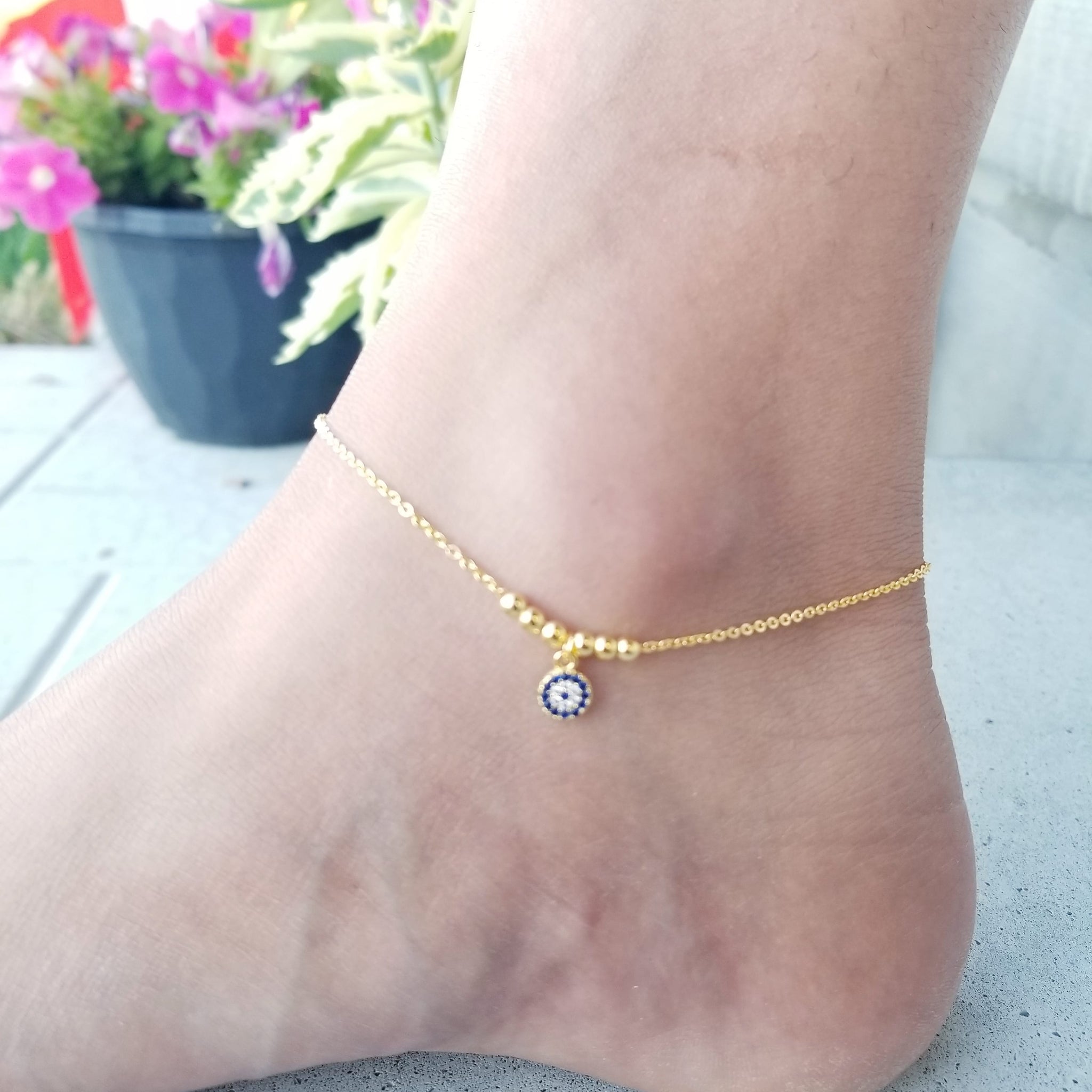 Evil Eye Anklet Bracelet