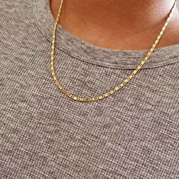 24K Gold Filled Chain Necklace HNs Studio Canada 