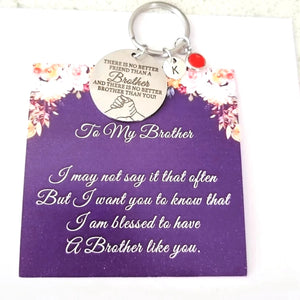 Brother Keychain Personalized HNS Studio Canada 