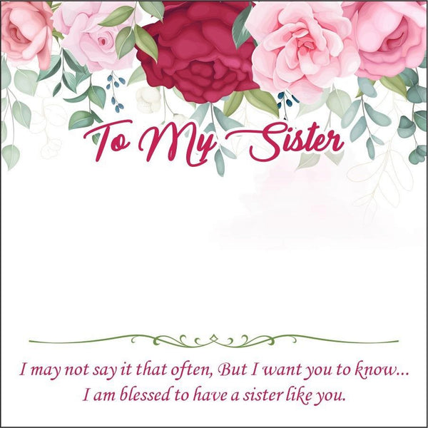 Personalized Sister Gift Keychain HNS Studio Canada 