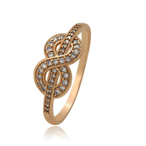 18K Gold Plated Infinity Ring HNS Studio Canada 