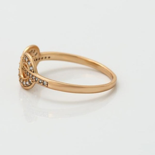 18K Gold Plated Infinity Ring HNS Studio Canada 