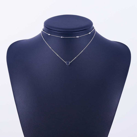 Heart Multi Layer Necklace - HNS Studio