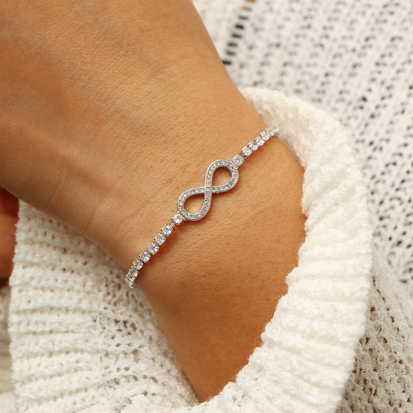 Infinity Symbol of Love, Tennis Bracelet - HNS Studio