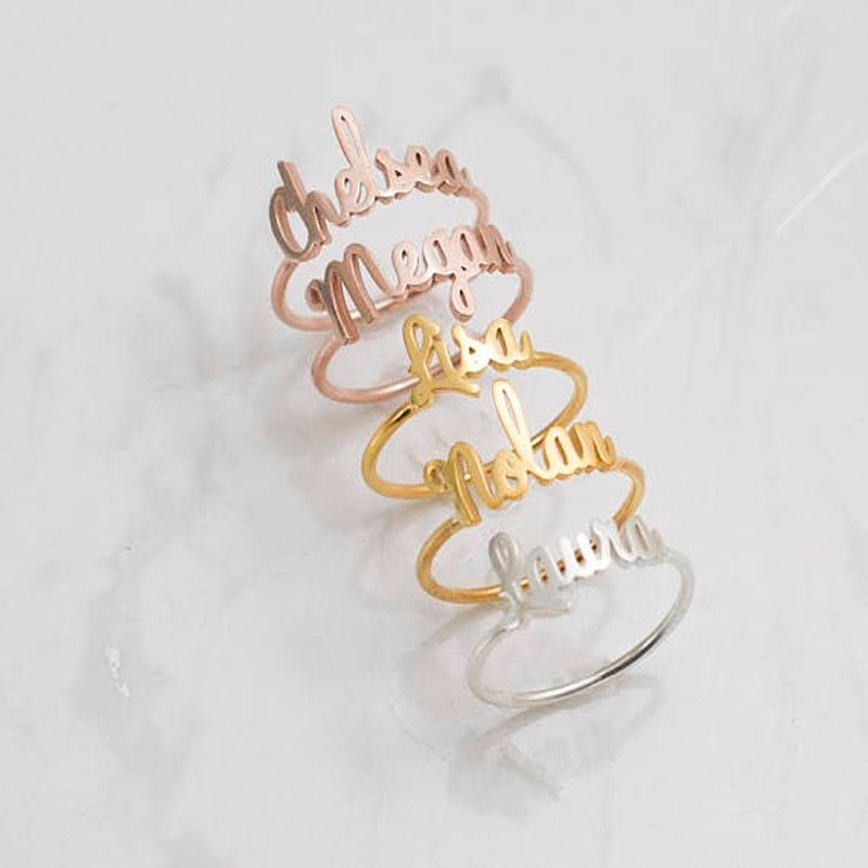 Personalized Name Ring - HNS Studio